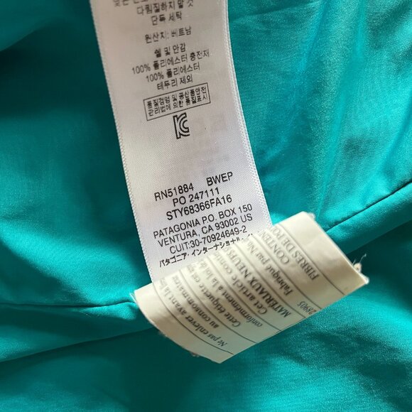 Patagonia quilted liner jacket M 10 - Picture 7 of 10